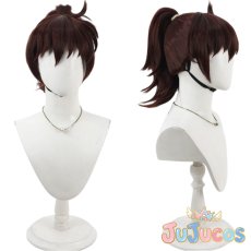 画像1: 土井半助　コスプレウィッグ　忍たま乱太郎　コスプレ鬘　JUJUcosplay (1)