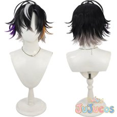 画像1: VTuber　鬼ヶ谷テン　コスプレウィッグ　バーチャルYouTuber　コスプレ鬘　JUJUcosplay (1)