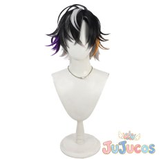 画像2: VTuber　鬼ヶ谷テン　コスプレウィッグ　バーチャルYouTuber　コスプレ鬘　JUJUcosplay (2)