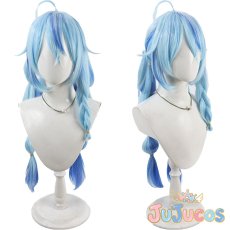 画像1: Vtuber　珠乃井ナナ　コスプレウィッグ　バーチャルYouTuber　コスプレ鬘　JUJUcosplay (1)