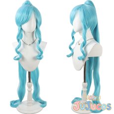 画像1: 沢泉ちゆ(キュアフォンテーヌ)　コスプレウィッグ　ヒーリングっど?プリキュア　コスプレ鬘　JUJUcosplay (1)