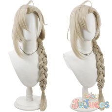 画像1: 七稜アヤメ　コスプレウィッグ　ブルーアーカイブ　コスプレ鬘　JUJUcosplay (1)