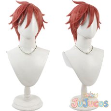 画像1: 花魁坂京夜　コスプレウィッグ　桃源暗鬼　コスプレ鬘　JUJUcosplay (1)