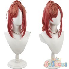 画像1: VTuber　一条莉々華　ホロナツパラダイス　コスプレウィッグ　バーチャルYouTuber　コスプレ鬘　JUJUcosplay (1)