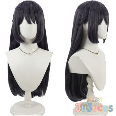 画像1: 牧之原翔子　コスプレウィッグ　青春ブタ野郎はバニーガール先輩の夢を見ない　コスプレ鬘　JUJUcosplay (1)