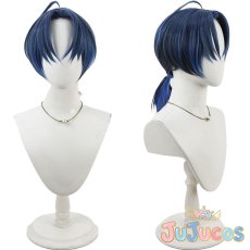 画像1: VTuber　火威青　ホロナツパラダイス　コスプレウィッグ　バーチャルYouTuber　コスプレ鬘　JUJUcosplay (1)