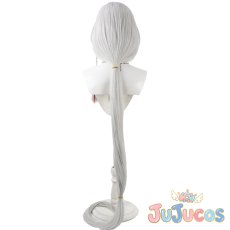 画像5: 白尾エリ　コスプレウィッグ　ブルーアーカイブ　コスプレ鬘　JUJUcosplay (5)