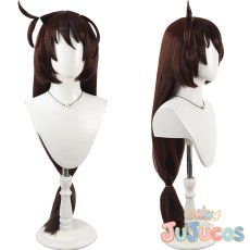 画像1: 土井半助　コスプレウィッグ　忍たま乱太郎　コスプレ鬘　JUJUcosplay (1)