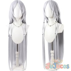 画像1: 復讐者　ストレート　コスプレウィッグ　エルデンリング ナイトレイン　コスプレ鬘　JUJUcosplay (1)