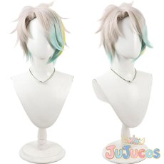 画像1: VTuber　歌衣メイカ　コスプレウィッグ　バーチャルYouTuber　コスプレ鬘　JUJUcosplay (1)