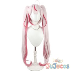 画像2: Vtuber　兎鞠まり　コスプレウィッグ　バーチャルYouTuber　コスプレ鬘　JUJUcosplay (2)