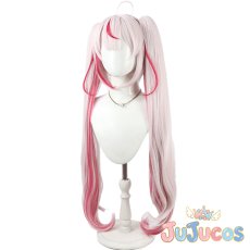 画像4: Vtuber　兎鞠まり　コスプレウィッグ　バーチャルYouTuber　コスプレ鬘　JUJUcosplay (4)