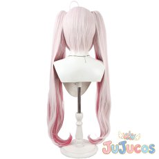 画像5: Vtuber　兎鞠まり　コスプレウィッグ　バーチャルYouTuber　コスプレ鬘　JUJUcosplay (5)