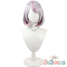 画像2: VTuber　兎咲ミミ　第3衣装【うさ耳パーカー】　コスプレウィッグ　バーチャルYouTuber　コスプレ鬘　JUJUcosplay (2)