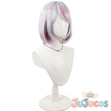 画像3: VTuber　兎咲ミミ　第3衣装【うさ耳パーカー】　コスプレウィッグ　バーチャルYouTuber　コスプレ鬘　JUJUcosplay (3)