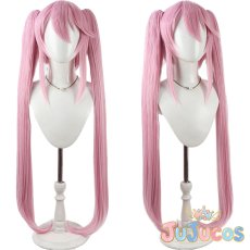 画像1: 紫雲寺謳華　コスプレウィッグ　紫雲寺家の子供たち　コスプレ鬘　JUJUcosplay (1)