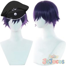 画像1: 明神亜貴　コスプレウィッグ　甘い懲罰　コスプレ鬘　JUJUcosplay (1)