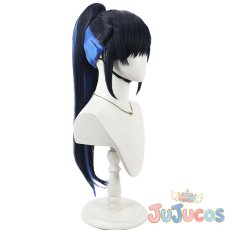 画像3: 白石杏　笑顔で手を振って　ポニーテール　コスプレウィッグ　プロジェクトセカイ カラフルステージ！ feat. 初音ミク　コスプレ鬘　JUJUcosplay (3)