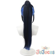 画像5: 白石杏　笑顔で手を振って　ポニーテール　コスプレウィッグ　プロジェクトセカイ カラフルステージ！ feat. 初音ミク　コスプレ鬘　JUJUcosplay (5)