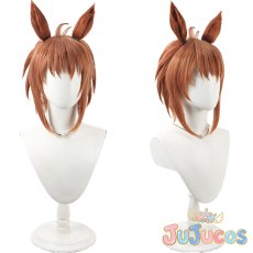 画像1: フビコーペガサス　コスプレウィッグ　ウマ娘プリティーダービー　コスプレ鬘　JUJUcosplay (1)