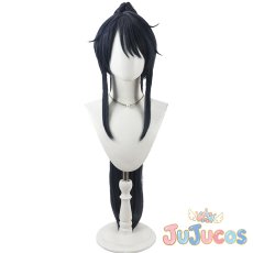 画像2: デュース・スペード(Deuce Spade)　夜空のシフォン　コスプレウィッグ　ツイステッドワンダーランド　コスプレ鬘　JUJUcosplay (2)