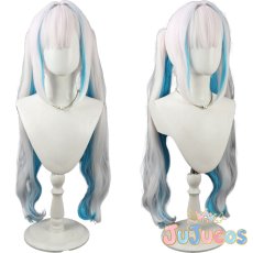 画像1: VTuber　リゼ・ヘルエスタ　Cafe Cutemare　コスプレウィッグ　バーチャルYouTuber　コスプレ鬘　JUJUcosplay (1)