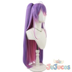 画像3: VTuber　常闇トワ　ジャージメイド風衣装　コスプレウィッグ　バーチャルYouTuber　コスプレ鬘　JUJUcosplay (3)