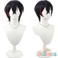 画像1: Vtuber　カラフルピーチ　ゆあんくん　コスプレウィッグ　バーチャルYouTuber　コスプレ鬘　JUJUcosplay (1)