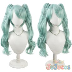 画像1: 初音ミク　砂の惑星　マジカルミライ 2017　コスプレウィッグ　VOCALOID　コスプレ鬘　JUJUcosplay (1)