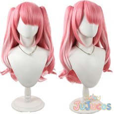 画像1: Vtuber　笹木咲　Cafe Cutemare　コスプレウィッグ　バーチャルYouTuber　コスプレ鬘　JUJUcosplay (1)