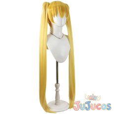 画像3: 明堂院いつき(キュアサンシャイン)　コスプレウィッグ　ハートキャッチプリキュア！　コスプレ鬘　JUJUcosplay (3)