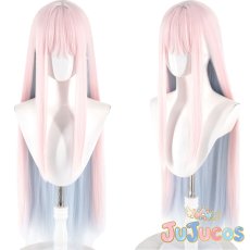 画像1: 聖園ミカ　水着　4.5周年記念　コスプレウィッグ　ブルーアーカイブ　コスプレ鬘　JUJUcosplay (1)