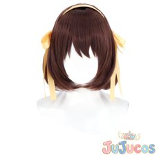 画像2: 涼宮ハルヒ　コスプレウィッグ　涼宮ハルヒの憂鬱　コスプレ鬘　JUJUcosplay (2)