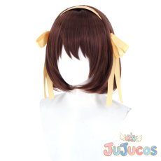 画像4: 涼宮ハルヒ　コスプレウィッグ　涼宮ハルヒの憂鬱　コスプレ鬘　JUJUcosplay (4)