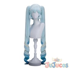 画像2: 初音ミク　雪ミク2026　コスプレウィッグ　VOCALOID　コスプレ鬘　JUJUcosplay (2)