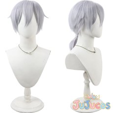 画像1: シルバー（Silver）　マスカレードドレス　コスプレウィッグ　ツイステッドワンダーランド　コスプレ鬘　JUJUcosplay (1)