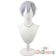 画像2: シルバー（Silver）　マスカレードドレス　コスプレウィッグ　ツイステッドワンダーランド　コスプレ鬘　JUJUcosplay (2)
