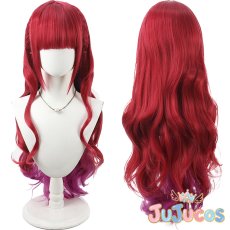 画像1: VTuber　宝鐘マリン　巻き髪　コスプレウィッグ　バーチャルYouTuber　コスプレ鬘　JUJUcosplay (1)