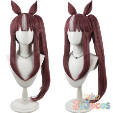 画像1: ラッキーライラック　コスプレウィッグ　ウマ娘プリティーダービー　コスプレ鬘　JUJUcosplay (1)