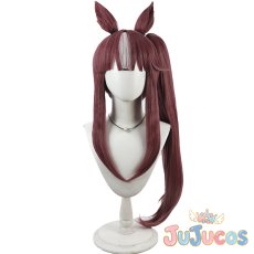 画像2: ラッキーライラック　コスプレウィッグ　ウマ娘プリティーダービー　コスプレ鬘　JUJUcosplay (2)