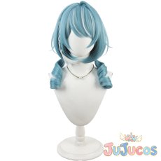 画像2: Vtuber　白波らむね　制服　コスプレウィッグ　バーチャルYouTuber　コスプレ鬘　JUJUcosplay (2)