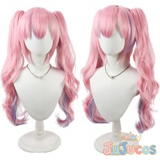 画像1: VTuber　夜羽咲クロネ　コスプレウィッグ　バーチャルYouTuber　コスプレ鬘　JUJUcosplay (1)