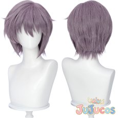 画像1: 長門有希　コスプレウィッグ　涼宮ハルヒの憂鬱　コスプレ鬘　JUJUcosplay (1)