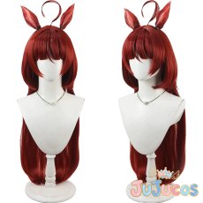 画像1: レッドディザイア　コスプレウィッグ　ウマ娘プリティーダービー　コスプレ鬘　JUJUcosplay (1)