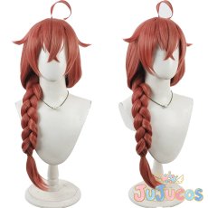 画像1: VTuber　獅子堂あかり　コスプレウィッグ　バーチャルYouTuber　コスプレ鬘　JUJUcosplay (1)