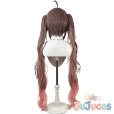 画像4: VTuber　夏色まつり　魔法少女衣装　コスプレウィッグ　バーチャルYouTuber　コスプレ鬘　JUJUcosplay (4)