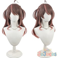 画像1: VTuber　夏色まつり　魔法少女衣装　闇落ちVer.　コスプレウィッグ　バーチャルYouTuber　コスプレ鬘　JUJUcosplay (1)