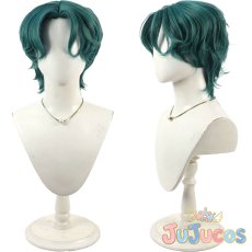 画像1: ナック・シュタイン　コスプレウィッグ　悪魔執事と黒い猫　コスプレ鬘　JUJUcosplay (1)