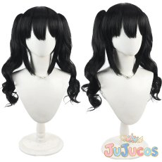 画像1: 黒部ナノカ　コスプレウィッグ　魔法少女ノ魔女裁判　コスプレ鬘　JUJUcosplay (1)