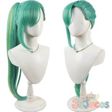 画像1: VTuber　神楽すず　コスプレウィッグ　バーチャルYouTuber　コスプレ鬘　JUJUcosplay (1)